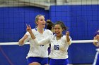 Volleyball vs Emerson  Wheaton College Women's Volleyball vs Emerson College. - Photo by Keith Nordstrom : Wheaton, Volleyball, VB2019